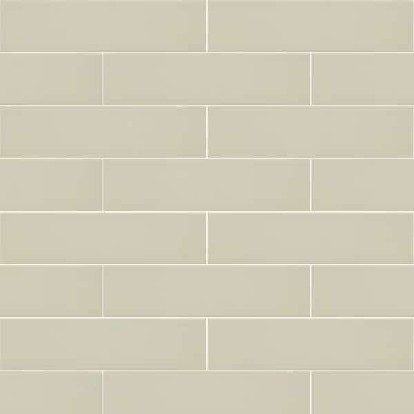 Basix Gray Sample Matte Ceramic Subway Wall Tile