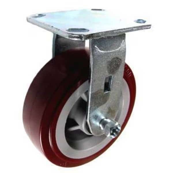 6"X2" Polyurethane Wheel Rigid Caster - 900 Lbs Capacity