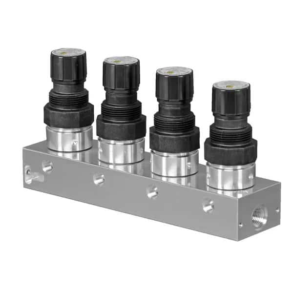 4MAN ASSY 1/4IN, 1/8OUT