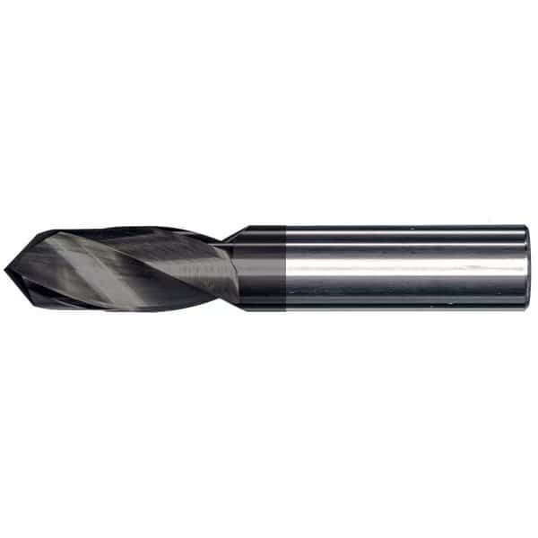 No 45 .0820x5/8x.0820x2 2FL 118 Degree 4 Facet Point Stub Drill, PowerA