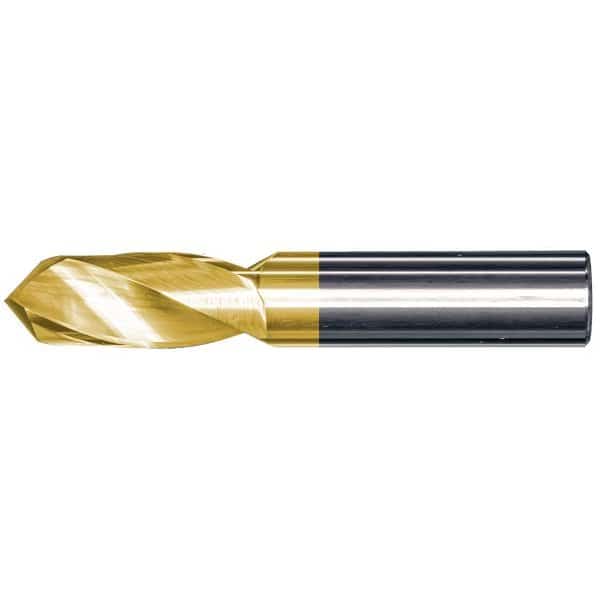 .1130x5/8x.1130x2 2FL 118 Degree 4 Facet Point Stub Drill, PowerT