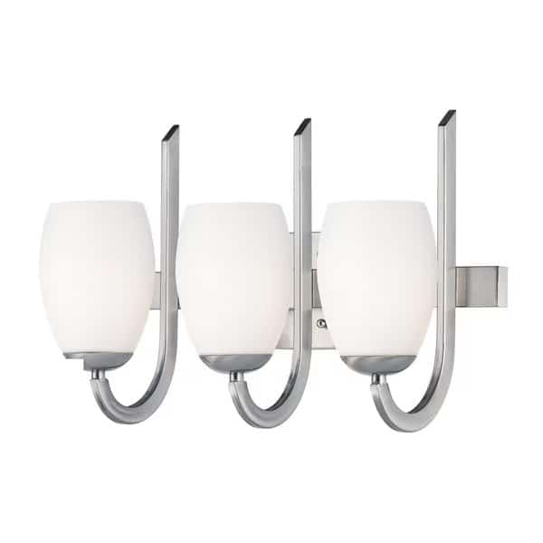 Taylor 3-Light 18" Wide Satin Nickel Vanity Light, Maxim, Mfr#: 21643SWSN