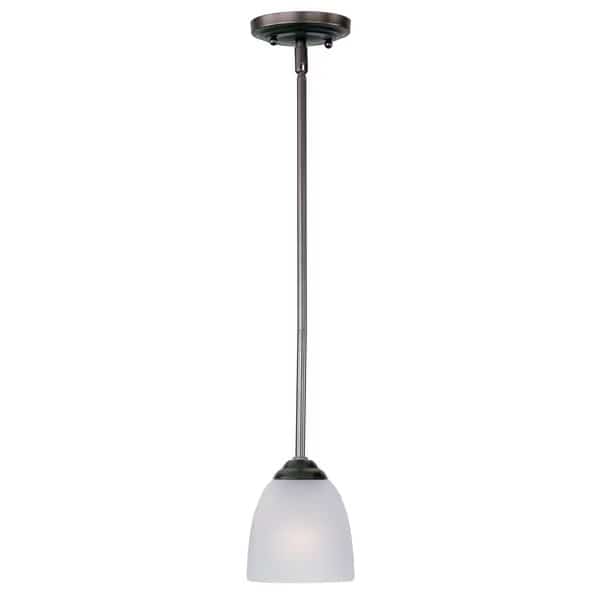 Stefan 1-Light 5" Wide Oil Rubbed Bronze Pendant Light, Maxim, Mfr#: 92061FTOI