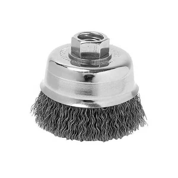 Wire Wheel 4" x 5/8-11" CRIMPED CUP BRUSH