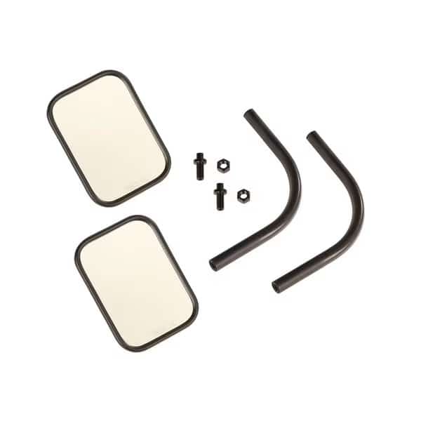 TRAIL MIRROR KIT, RECTANGULAR, PAIR; 18-19 WRANGLER/GLADIATOR