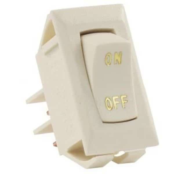 LABELED 12V ON/OFF SWITCH, IVORY