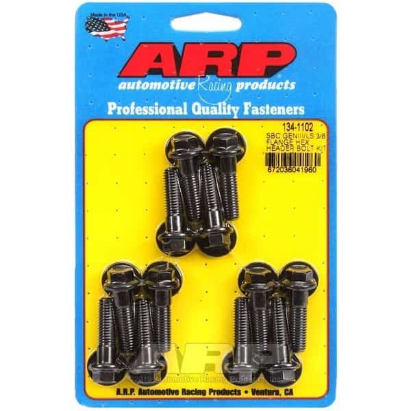 SBC/GENIII LS 3/8 FLANGE HEX HEADER BOLT KIT