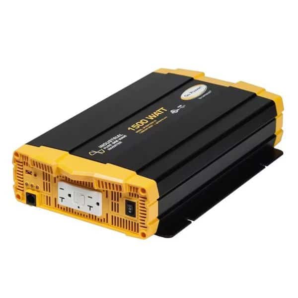 Power Inverter, Pure Sine Wave, 2,650 W Peak, 1,500 W Continuous, 2 Outlets