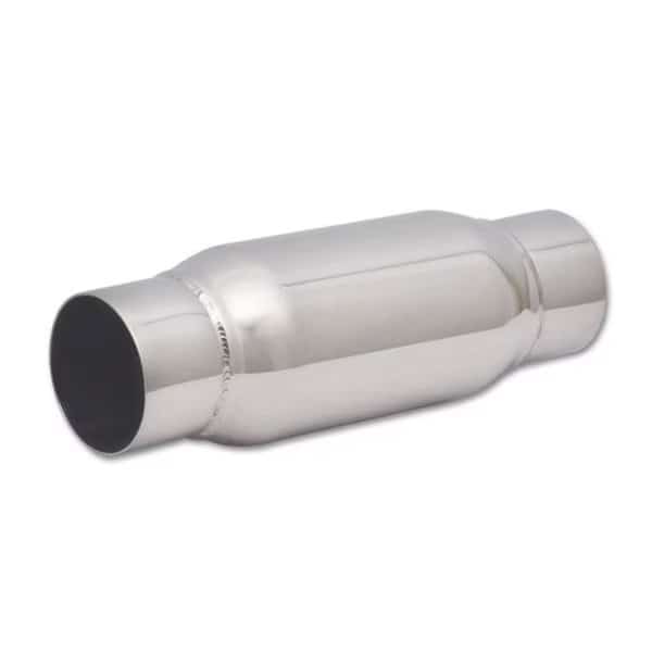 BOTTLE STYLE RESONATOR, 3IN INLET/OUTLET X 12IN LONG