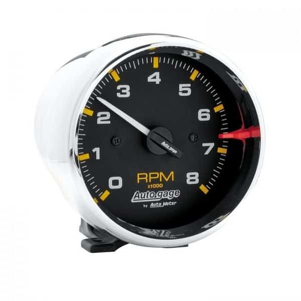 3-3/4IN TACH, 8,000 RPM, CHROME