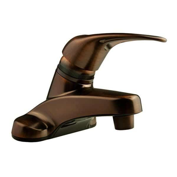 SINGLE LEVER RV LAVATORY FAUCET - OIL RUBBED BRONZE, Dura Faucet, Mfr#: DF-PL100-ORB