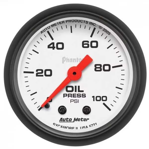 2IN OIL PRESS, 0-100 PSI, MECH, PHANTOM