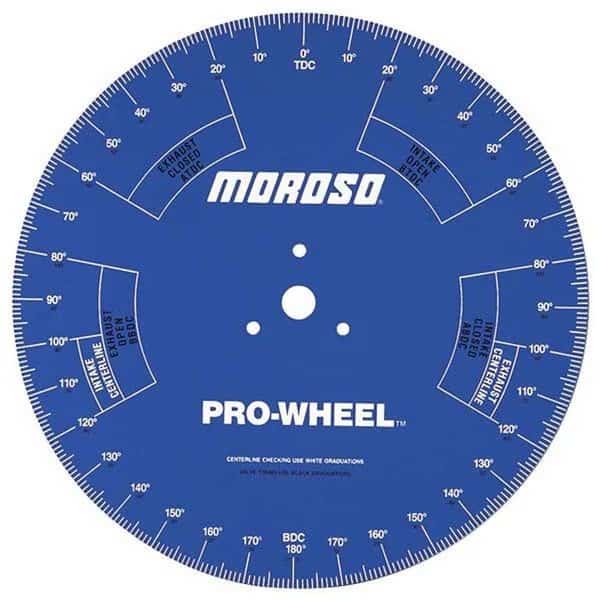 DEGREE WHEEL, 18 IN, Moroso, Mfr#: 62191