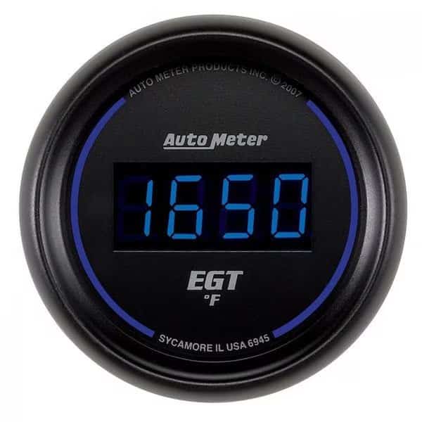 2-1/16IN E.G.T. PYROMETER 0-2000F, DIGITAL, BLACK