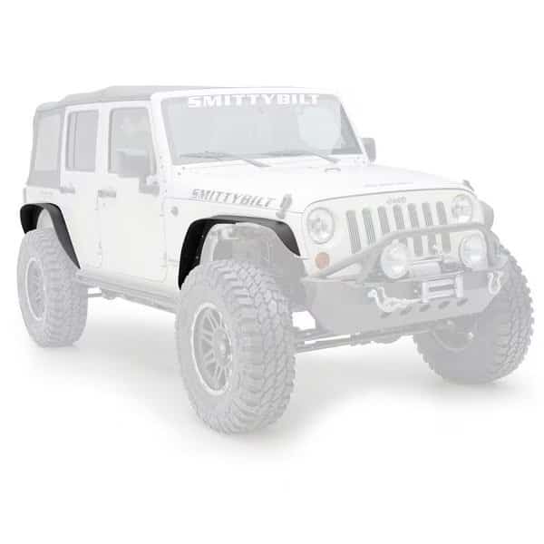 07-18 WRANGLER (JK) XRC FENDER FLARES - SET OF 4 - BLACK TEXTURED