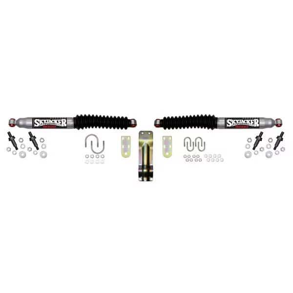 DUAL STABILIZER KIT, SILVER W/ BLACK BOOTS