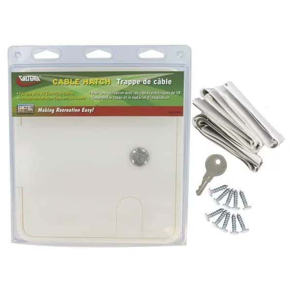 ELECTRICAL HATCH, LARGE, WHITE, CARDED