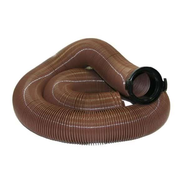 EZ FLUSH STD. DRAIN HOSE, 20FT, WITH T1024, BRONZE, BAGGED