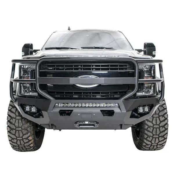 17-C F250/F350 SD MATRIX FRONT BUMPER W/ FULL GRILL GUARD ACC COMPATIBLE
