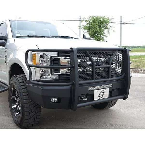 17-C F250/F350 ELEVATION FRONT REPLACEMENT BUMPER BLACK W/CAMERA CUTOU
