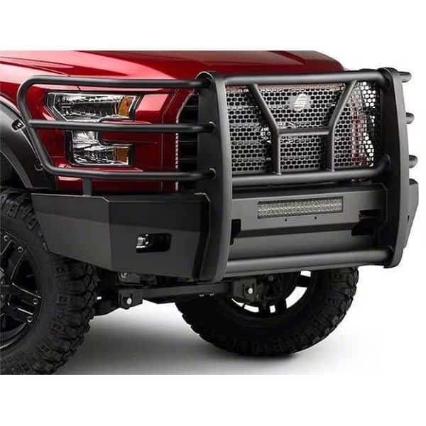15-C F150 ELEVATION HD FRONT BUMPER REPLACEMENTS BLACK, Steelcraft Automotive, Mfr#: 60-11410CC