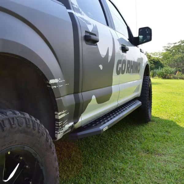 18-C WRANGLER JLU RB20 RUNNING BOARDS TEXTURED POWDER COAT