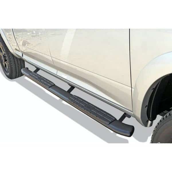 09-18 RAM 1500/2500/3500 CREW CAB 4IN OVAL BLACKOUT SERIES SIDEBARS BL