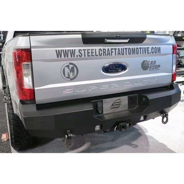 17-C F250/F350 SD FORTIS REAR BUMPER TEXTURED BLACK
