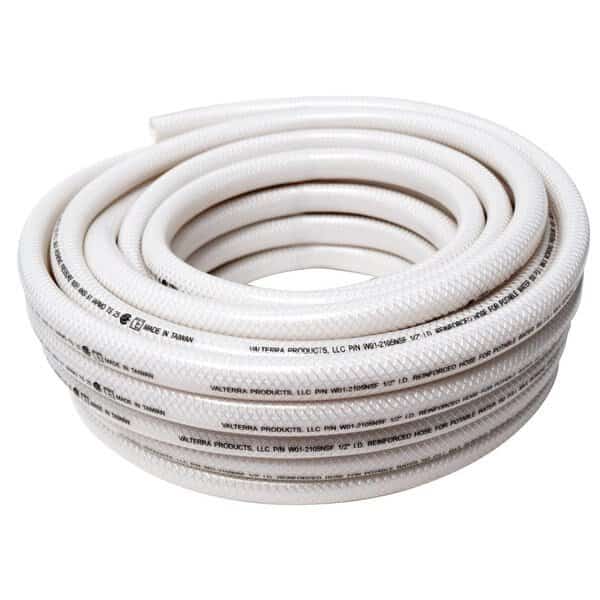 REINFORCED PVC TUBING, 1/2IN ID X 5/8IN OD X 50FT, BOXED