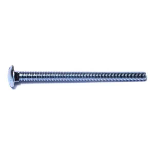 3/8"-16 x 5-1/2" Zinc Plated Grade 2 / A307 Steel Coarse Thread Carriage Bolts 50PK