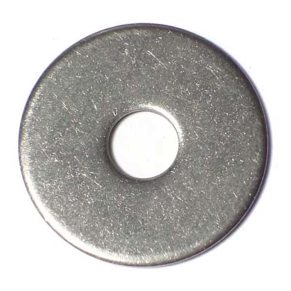 Fender Washer, Fits Bolt Size #14 , Steel Zinc Plated Finish, 100 PK