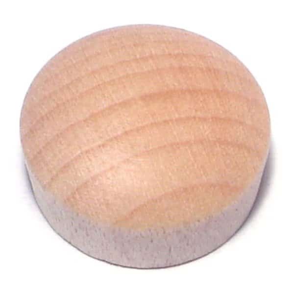 1/2" Birch Wood Round Head Plugs 100PK