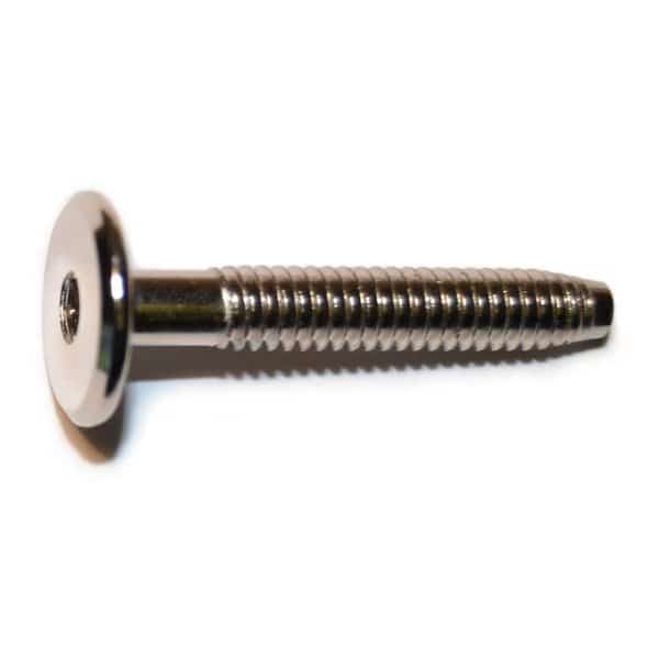 Binding Screw, 1/4"-20 Thd Sz, Steel, 10 PK