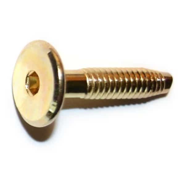 Binding Screw, 1/4"-20 Thd Sz, Steel, 10 PK
