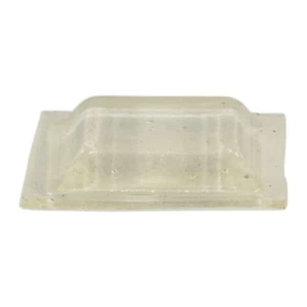 1/2" x 1/8" Clear Rubber Self Sticking Bumpers 10PK