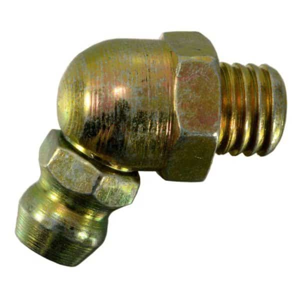 1/4" 65 Degrees Angle Push-In Grease Fittings 6PK