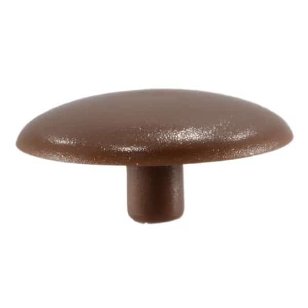 Phillips Spoke Screw Cap, 5 mm Dia, Brown, Nylon 20 PK