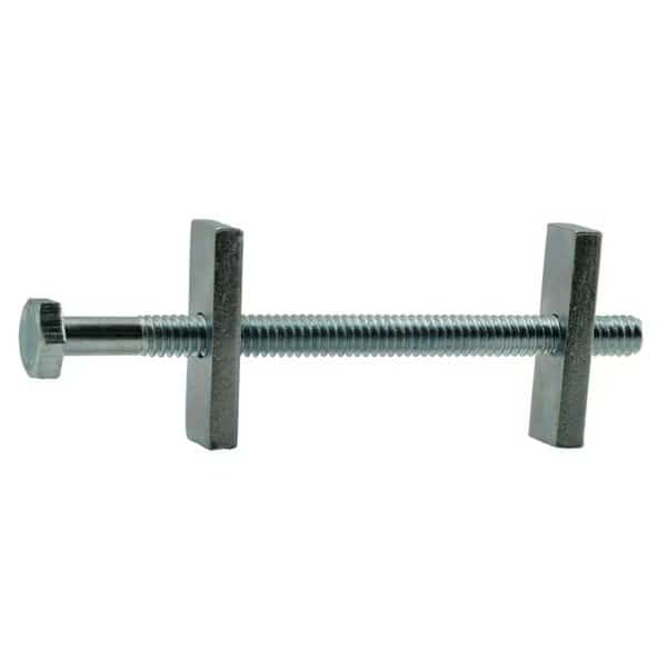 Structural Bolt, Zinc Plated Steel, 3 1/2 in L, 10 PK