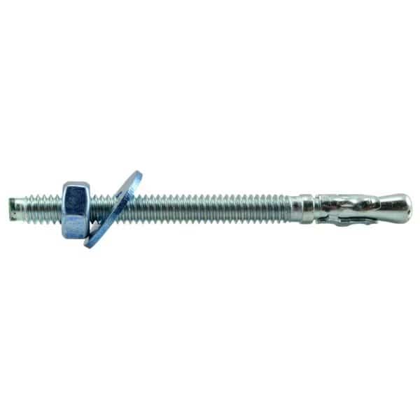 Torquemaster Wedge Anchor, 3-1/4" L, Steel Blue Ruspert, 100 PK