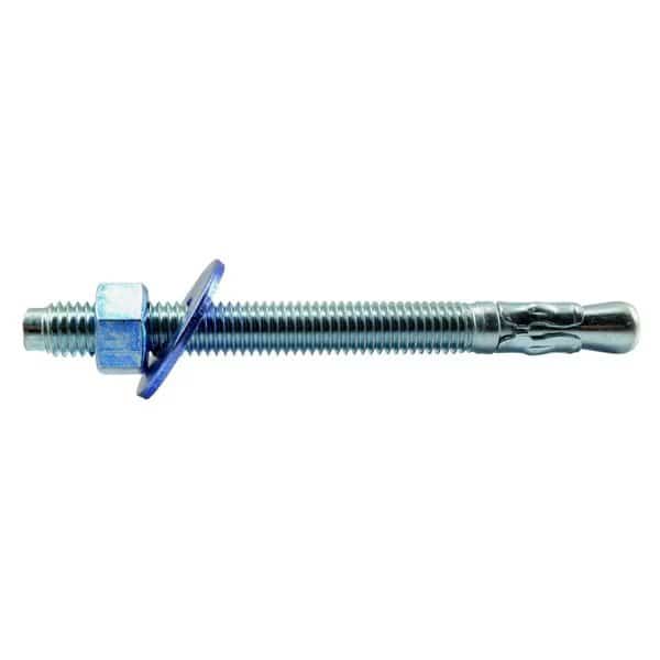 Torquemaster Wedge Anchor, 5-1/2" L, Steel Blue Ruspert, 25 PK