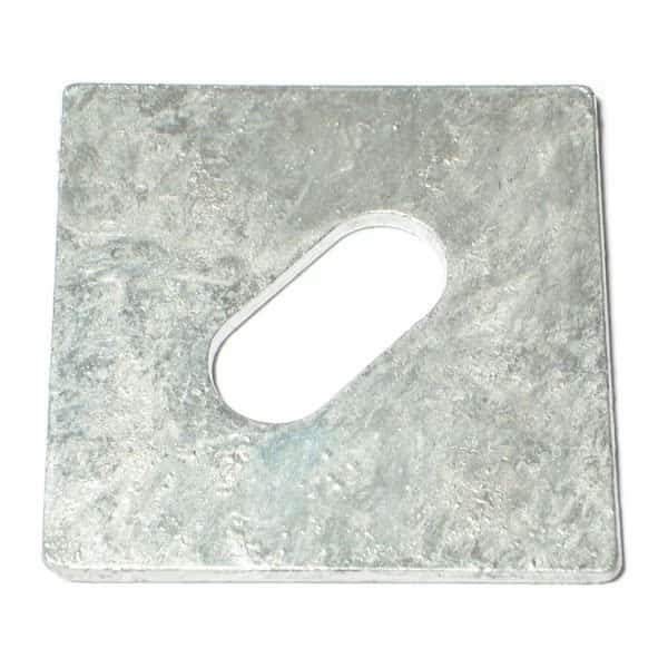 Square Washer, Fits Bolt Size 5/8 in , Steel Galvanized Finish, 25 PK