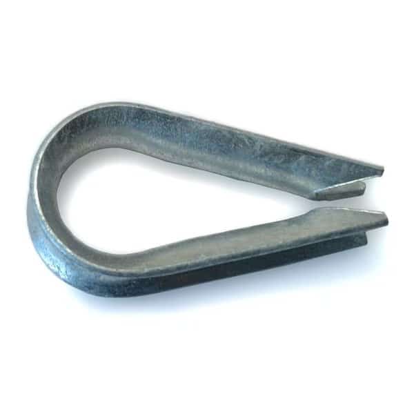 3/8" Galvanized Steel Wire Rope Thimbles 5PK
