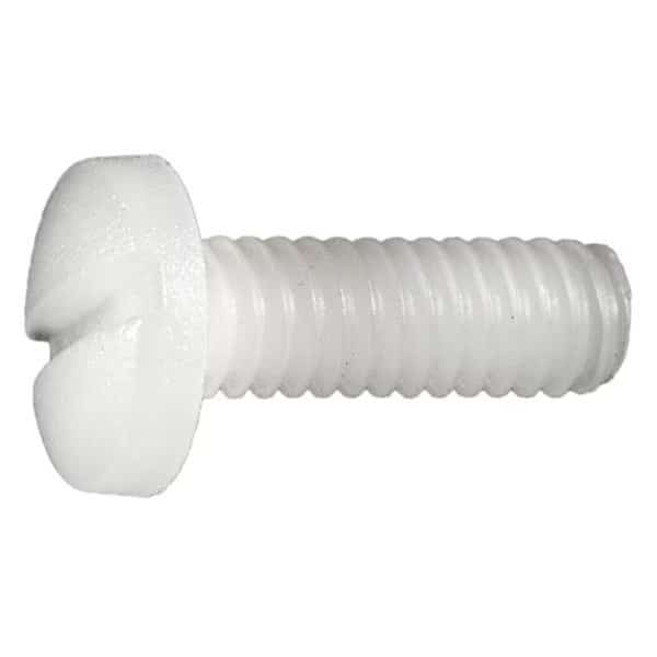 Binding Screw, 32 (Coarse) Thd Sz, Nylon, 20 PK, Midwest Fastener, Mfr#: 62523