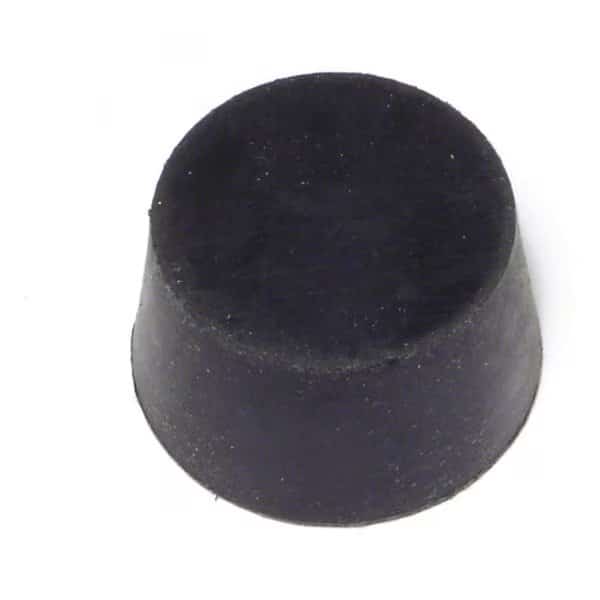 1.6 x 1-13/32 x 1 No 8-1/2 Black Rubber Stoppers 3PK