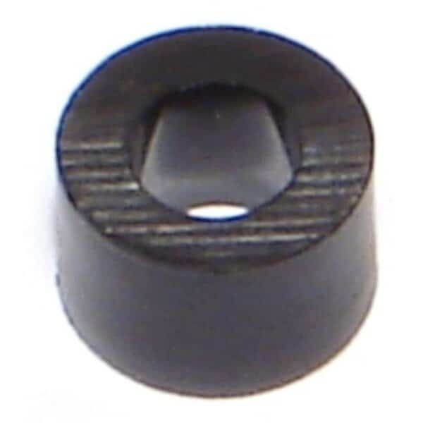 Round Spacer, Nylon, 5 mm Overall Lg, 4.3 mm Inside Dia, 30 PK