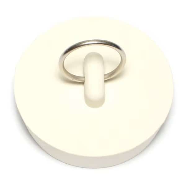 1-7/8" x 1/2" White Rubber Stoppers 3PK