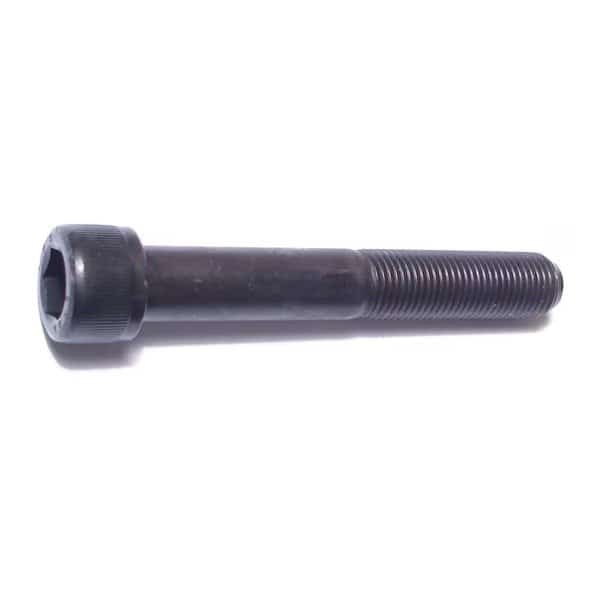 M12-1.25 Socket Head Cap Screw, Black Oxide Steel, 80 mm Length, 3 PK
