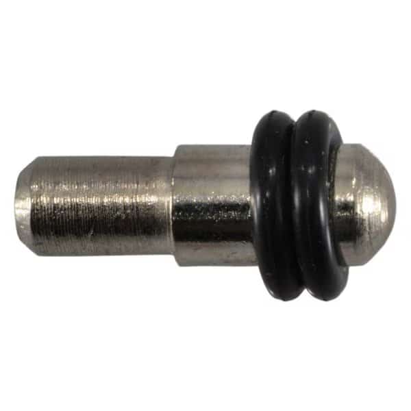 5mm x 18mm Nickel Plated Steel Rubber Ring Shelf Support 6PK