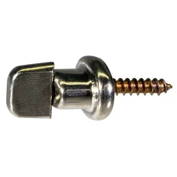 No. 7 x 5/8 Nickel Single Stud Turn Buttons 2PK
