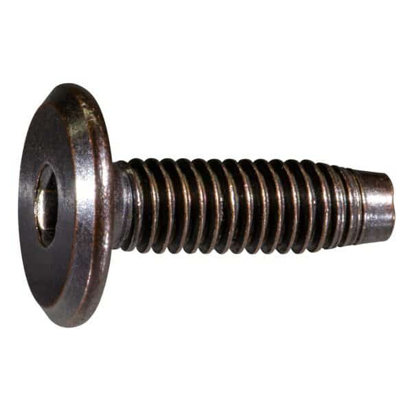 Binding Screw, 1.00mm (Coarse) Thd Sz, Steel, 10 PK
